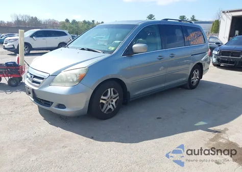 2006 Honda Odyssey Ex-L из США, поврежденный, VIN 5FNRL38656B120539